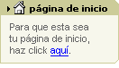 Haz click aqu para que esta sea tu pgina de inicio